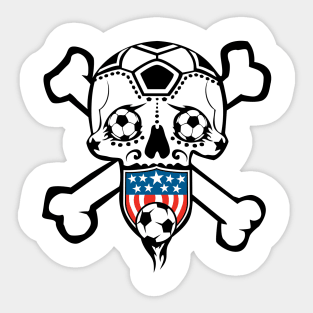 Sugar Skull US Soccer Team shirt! Sticker